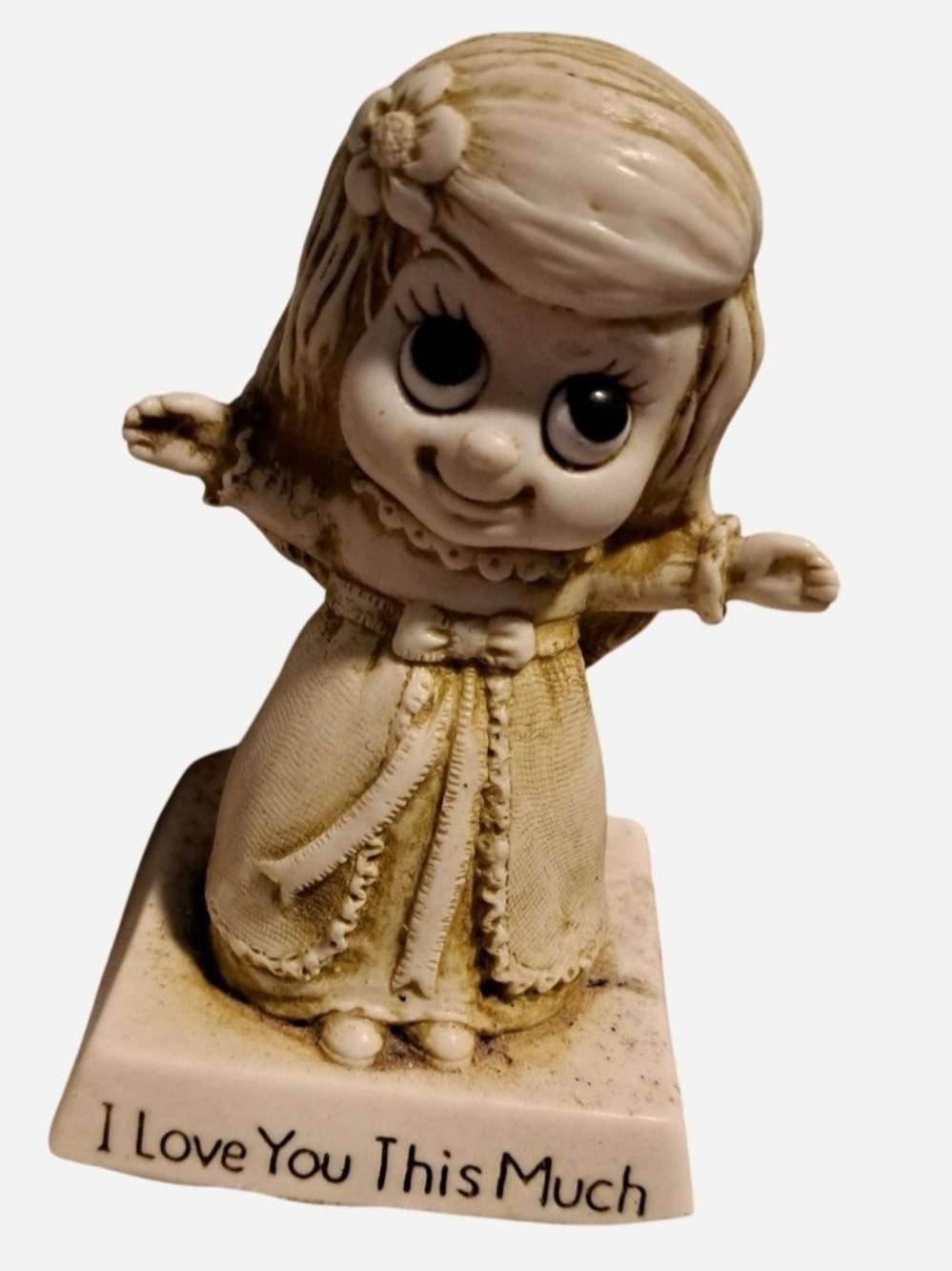 Vintage 1976 R&W Berries Co. “I Love You This Much” figurine Home Accent